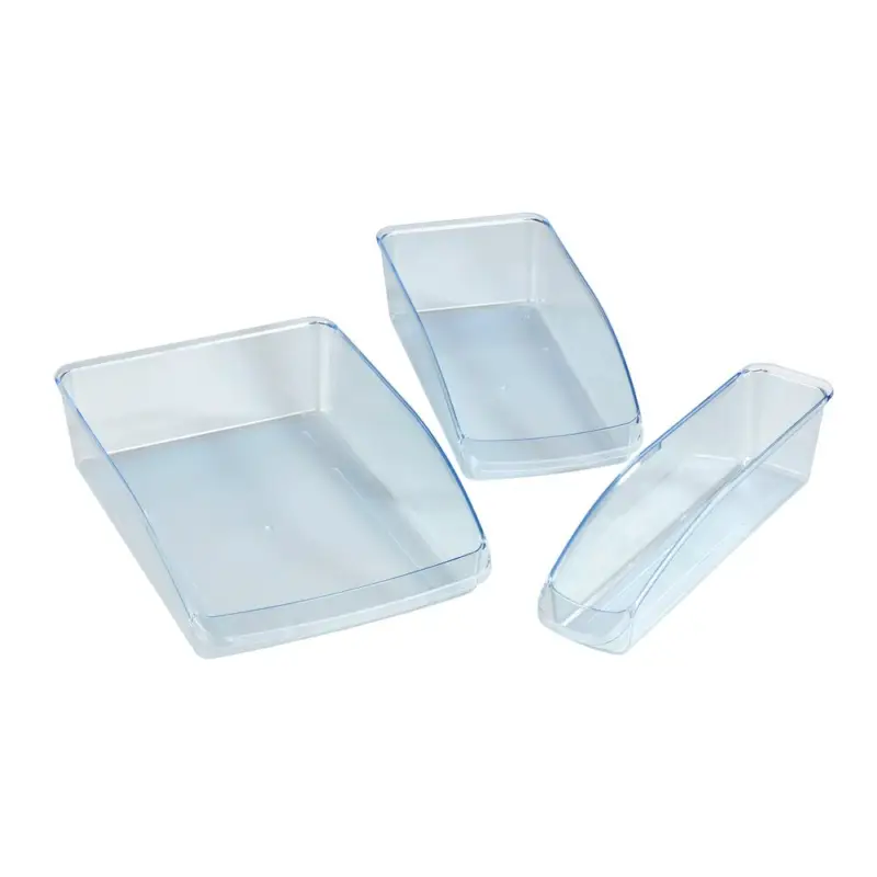Kühlschrank-Organizer Set, 3-teiligAufbewahrungsboxen für Kühl- und Vorratsschrank Geprüft