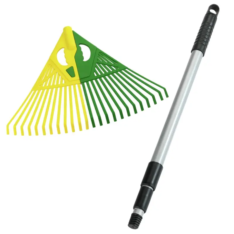 Laubrechen 3in1 mit Teleskopstielextra breite Aufnahmefläche Bestseller