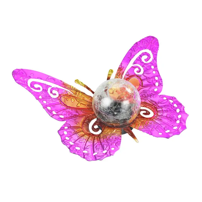 LED Solarlampe Schmetterling, Pink/Golddekorative Gartenbeleuchtung Direkt Vom Hersteller