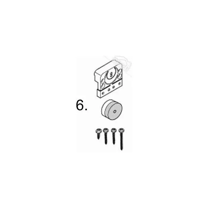 Sonderangebot 6 - Magnethalter-Set für Normstahl Noblesse 400 und Noblesse 800 Schiebetorantrieb
