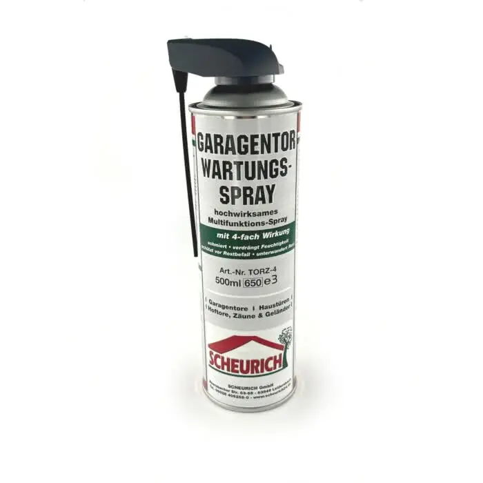 Bestpreis Scheurich Garagentor-Wartungsspray 0,5 Liter, für alle beweglichen Teile