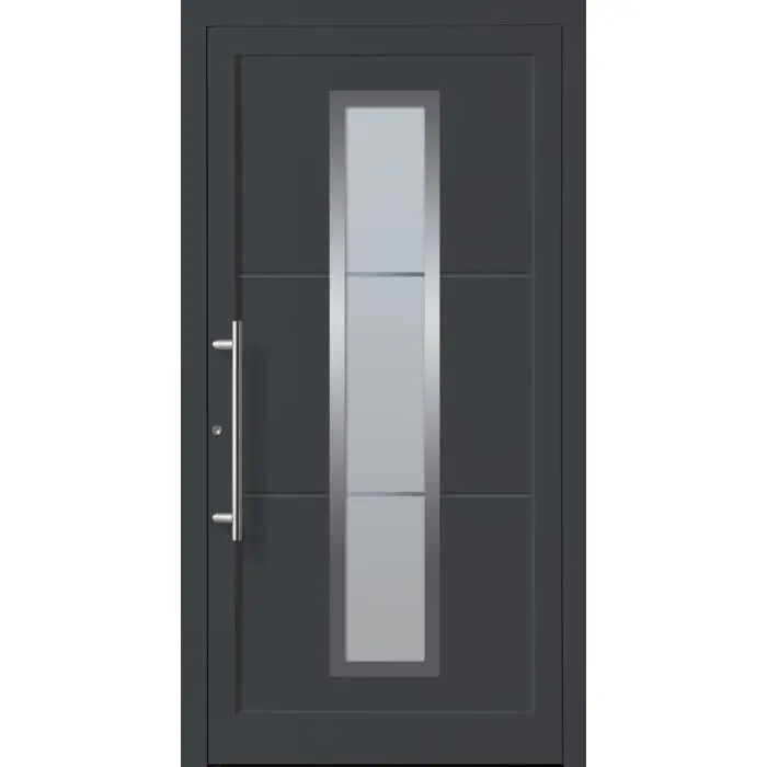 Aluminium-Haustüre AT70E System Schüco Modell Nr. 31 Nur Heute