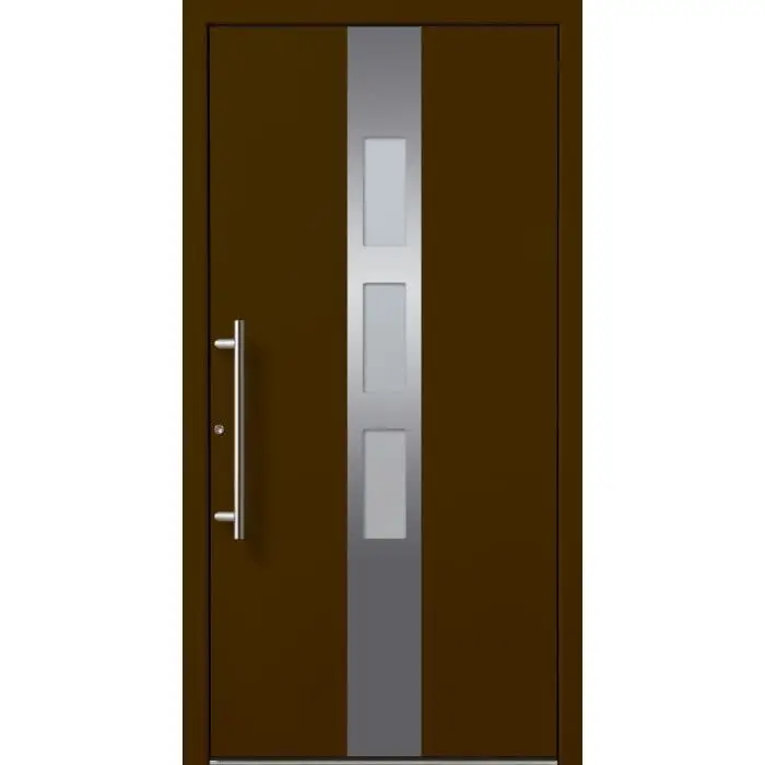 Aluminium-Haustüre AT70E System Schüco Modell Nr. 54 Finale Aktion