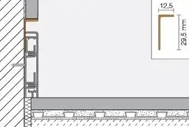 Schlüter Designbase-CQ/SG Schattenfugen Winkelprofil Alu farbig beschichtet brillantweiß 2,5 m Beliebt