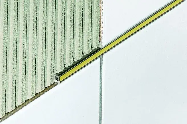 Beliebt Schlüter Dilex EZ 6 Entspannungs- und Zierprofil Chromeinlage/citrusgelb 2,5 m