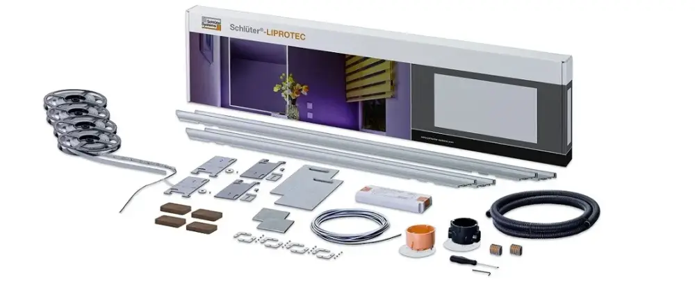 Mega-Angebot Schlüter Liprotec LT D 90 S1 Komplett-Set Dekor-Rahmen warmweiß