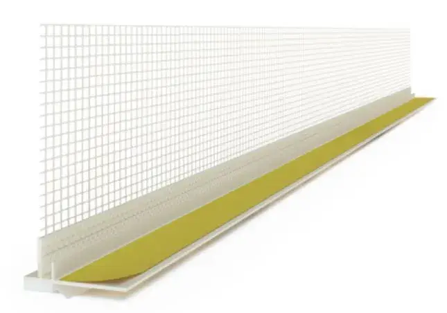 Anputzleisten mit Gewebe + Lippe 2,6 m / St. Sale