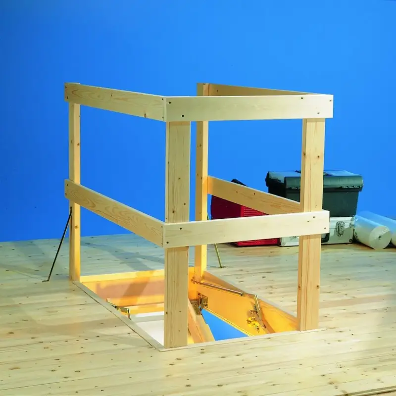 Dolle Lukenschutzgeländer Holz 140 x 70 cm Neu