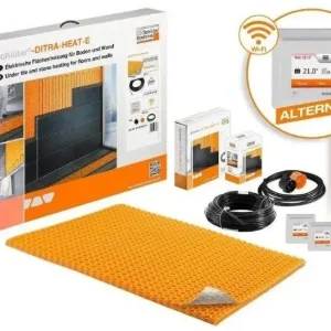 Schlüter Ditra HEAT E DUO-WS Komplett-Set Wand mit Wifi Neue Kollektion