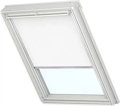 Velux DKL 1025 Verdunklungs-Rollo Führungsschiene alu Blende Uni Standard weiß Top-Seller