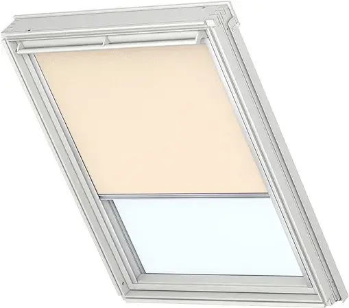 Ausverkauf Velux RHL 1086 Rollo Uni beige mit Haltekralle