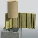 Schiedel SIH 25-L Dämmung Höhe 33 cm Schneller Versand