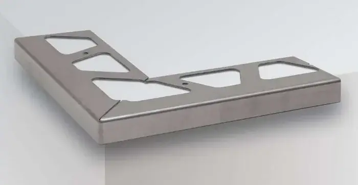 Markenprodukt Schlüter Bara RW/E Außenecke 90° graumetallic