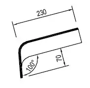 Sofort Bestellen Eternit Profil 8 Traufenfußstück WE 8 230/70 mm