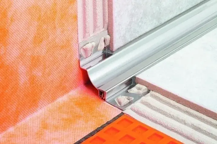 Neue Ware Schlüter Dilex-HKS-E Hohlkehl / Bewegungsprofil V2A 2,5 m graphitschw. O = 7 mm
