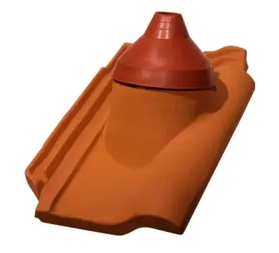 Knallerangebot Koramic Universo 14 Flachdachziegel Antennensystem Ton