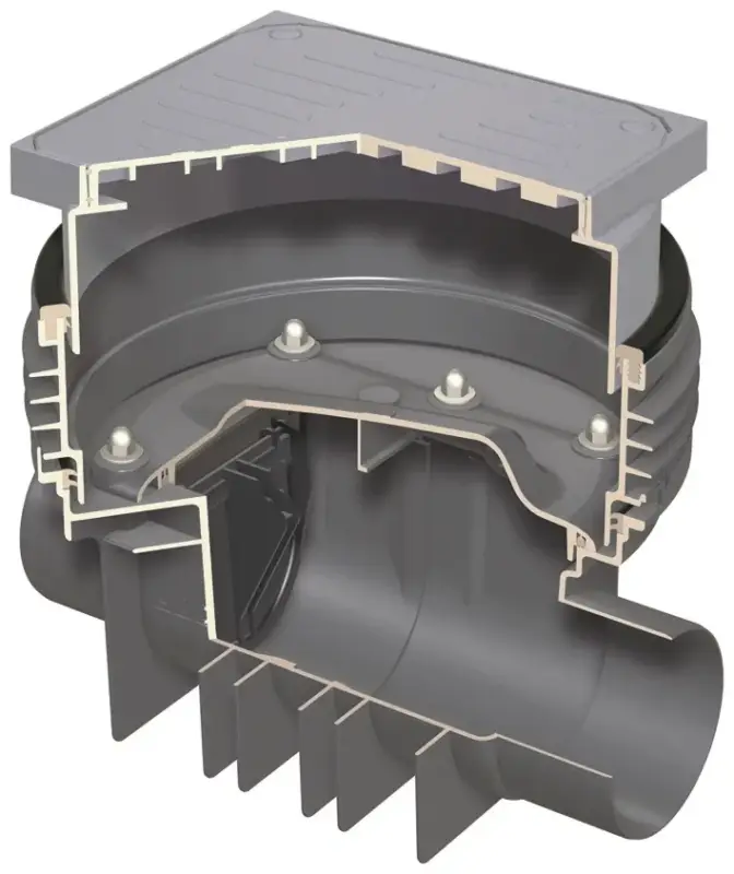 Aco Triplex-K-0 Einfachrückstau Typ 0 als Schachtsystem Top-Preis