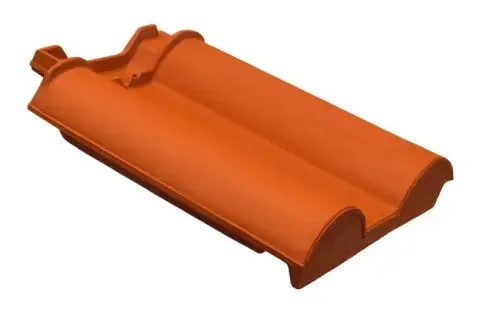 Koramic Karthago 14 Trauf-Ortgang links naturrot/Engobe Begrenztes Angebot