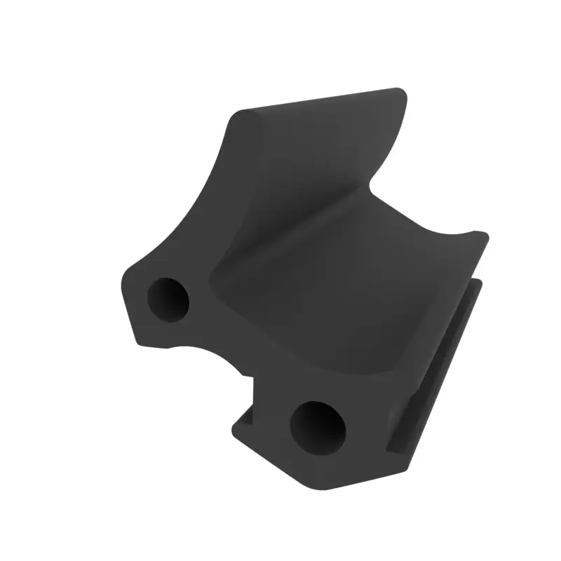 Anschlagdichtung mit Lippe für GEALAN | 10 mm Höhe | Farbe: schwarz Beliebt
