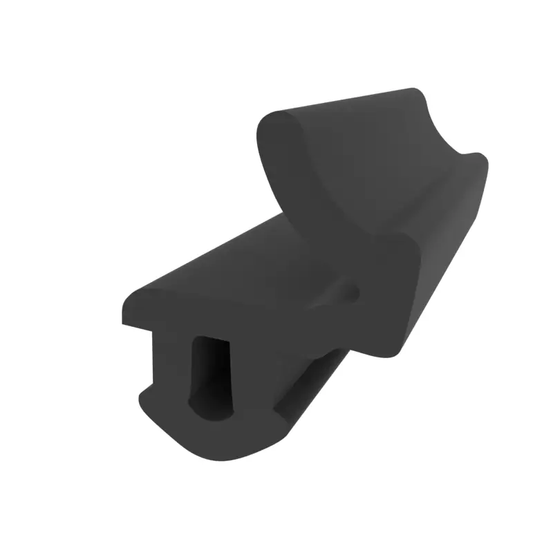 Anschlagdichtung mit Lippe für KBE Fenster | 12 mm Höhe | Farbe: schwarz Sale