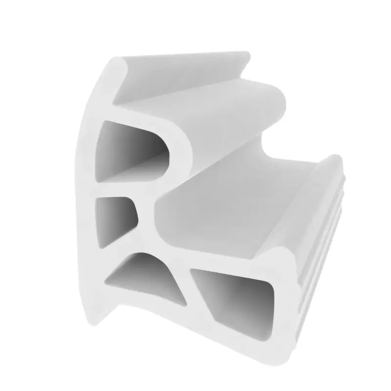 Stahlzargendichtung für seitliche Nut | 14 mm Breite | Farbe: weiß Schneller Versand