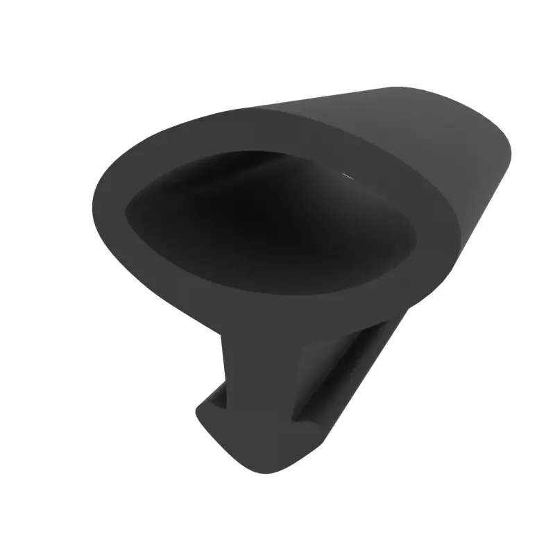 Anschlagdichtung mit Schlauch | 8 mm Höhe | Farbe: schwarz Markenprodukt