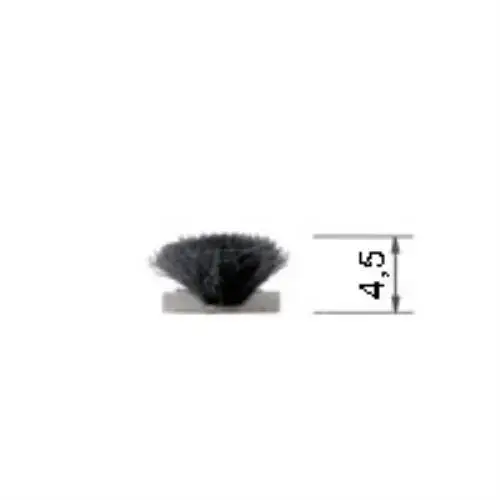 Bürstendichtung für Halteprofile | Breite: 4,5 mm | Farbe: schwarz Günstig
