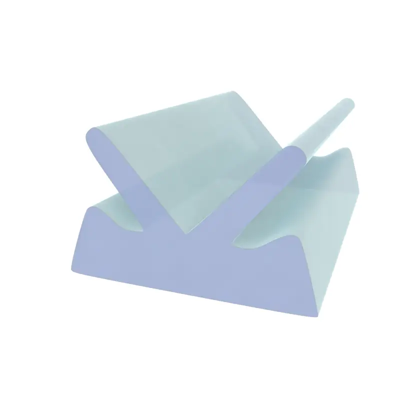 Anschlagdichtung mit Lippe und glattem Fuß | 9,5 mm Breite | Farbe: transparent Geprüft
