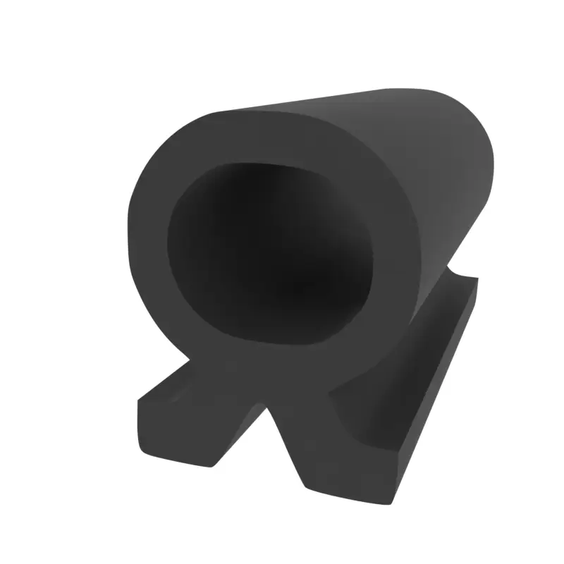 Anschlagdichtung mit Schlauch | 10 mm Höhe | Farbe: schwarz Abverkauf