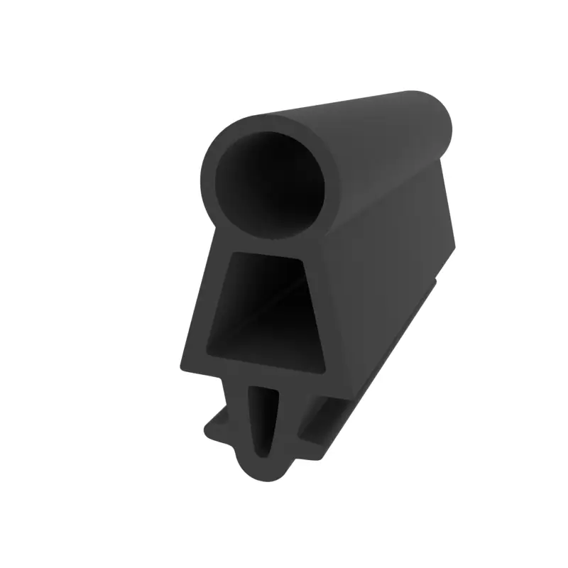 Rabatt Mitteldichtung für Metall- und Alufenster | 16 mm Höhe | Farbe: schwarz