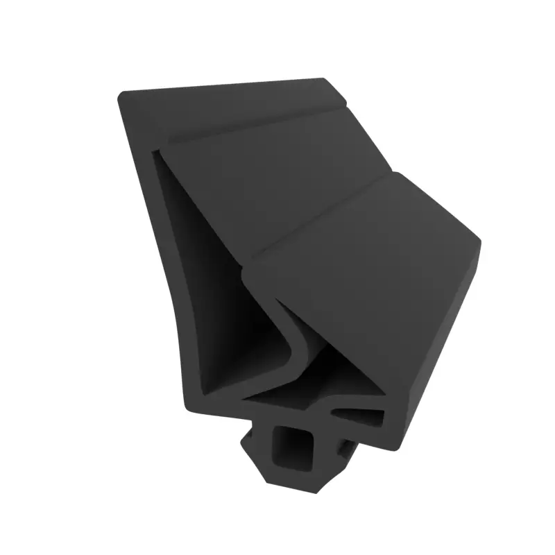 Markenware Lippendichtung für Tore und Systemtüren | Höhe: 29 mm | Farbe: schwarz