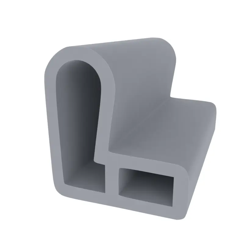 Stahlzargendichtung für Stahlrahmen | 14 mm Breite | Farbe: grau Neuheit