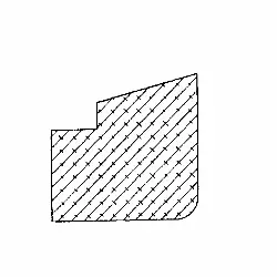 Bestseller Stahlzargendichtung für Stahlrahmen | 15 mm Breite | Farbe: grau