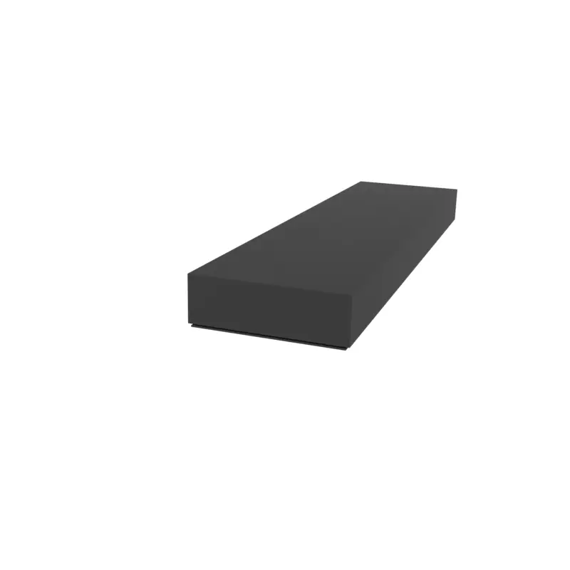 Moosgummidichtung selbstklebend | 3 mm Höhe | Farbe: schwarz Abverkauf