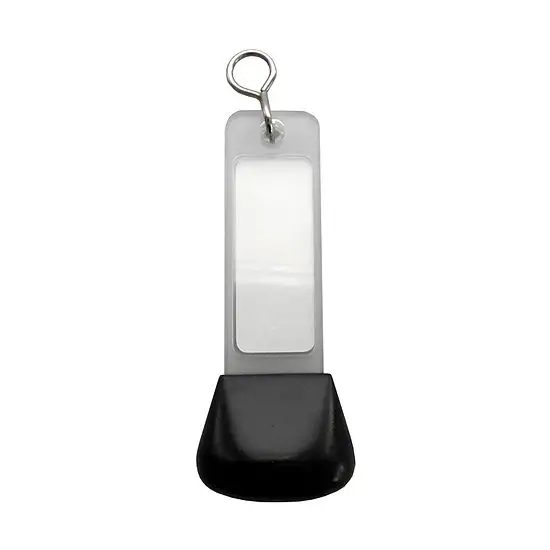 Sonderaktion Hotelschlüsselanhänger 115 x 30 transparent mit Gummipuffer