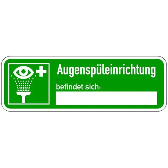 Top-Preis Rettungszeichen - Augenspüleinrichtung befindet sich