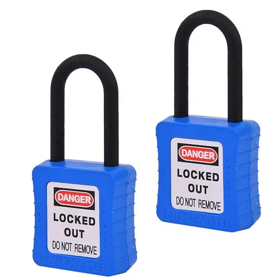 Gratis Versand LOTOMASTER Arbeitsschutz Vorhangschloss 38 mm 2er Set gleichschließend Stromanwendungen