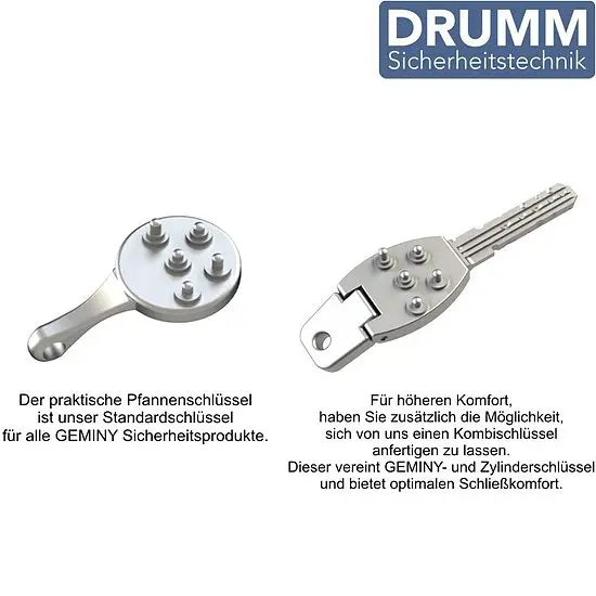Top-Preis Drumm-Geminy Nachschlüssel Pfannen-, Kombischlüssel