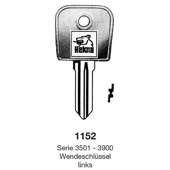 Schlüsselrohling HEKNA 1152 Top-Preis