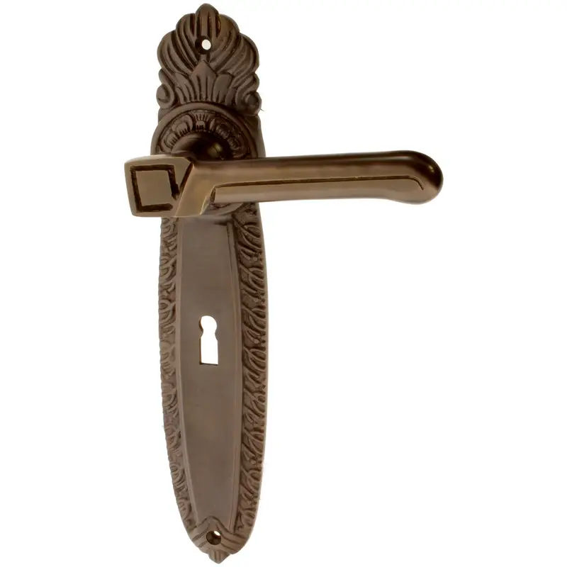 Must-Have Zimmertürgarnitur Rittermannshagener See in Messing, antik