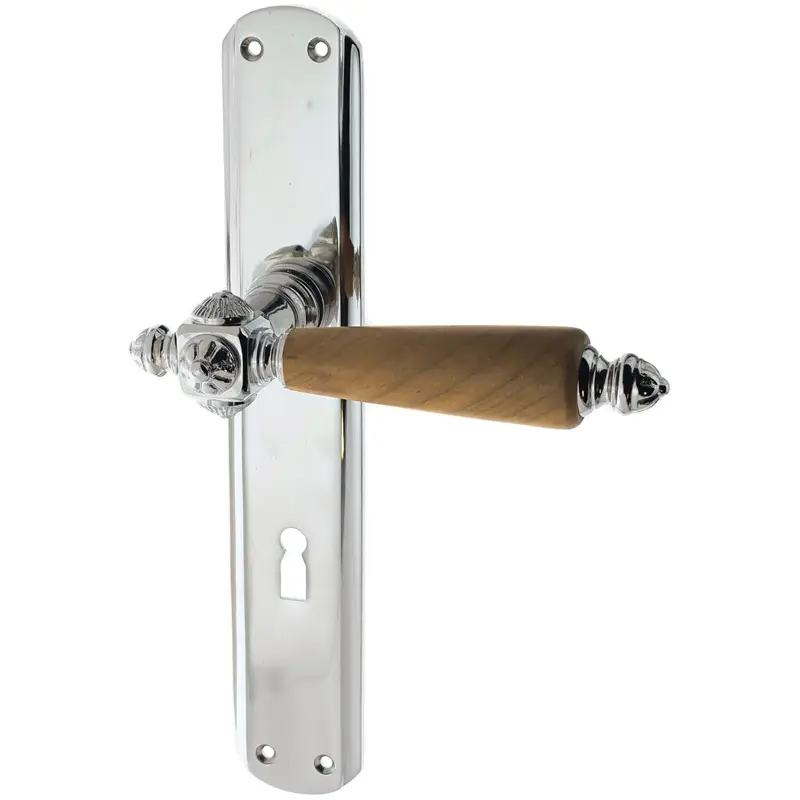 Kracherpreis Türbeschlag antik mit Griffhülse aus Horn, Keramik oder Holz Modell Untersee