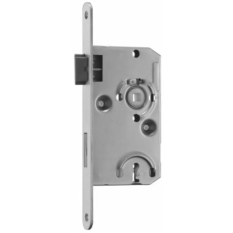 Finale Aktion Zimmertür-Einsteckschloss BMH Nr. 1, BB gelocht, 55/8/72 mm, 18x235 mm Stulp rund, DIN links