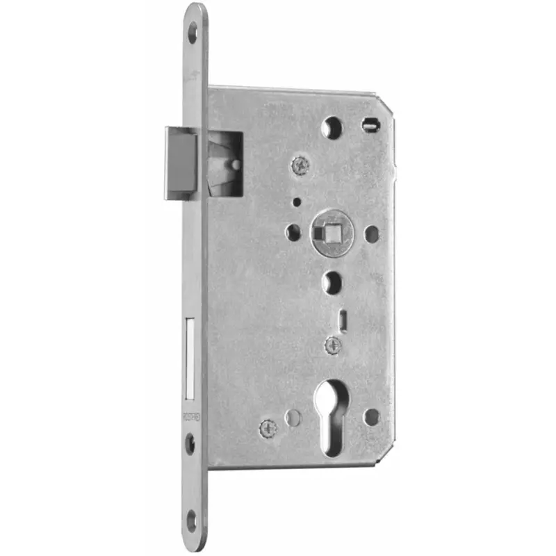 BMH Objekt-Einsteckschloss 0300.000177, PZ gelocht, Stulp 24x235 mm rund, Dorn 60 mm, DIN links Schneller Versand