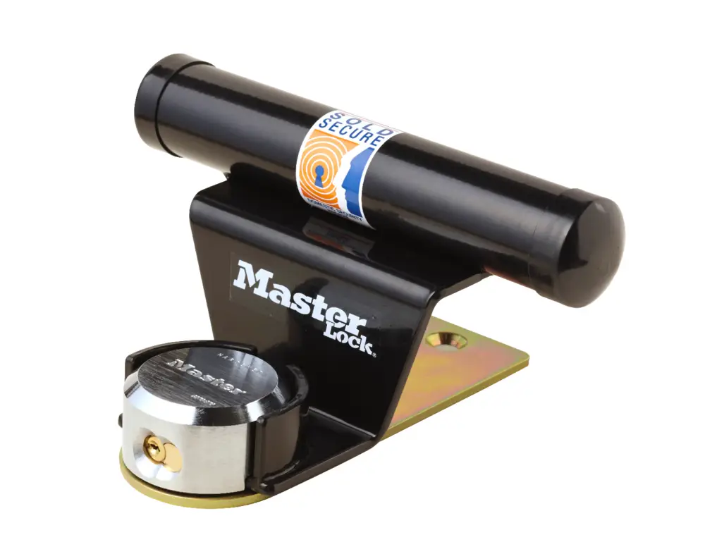 Günstig Master Lock 1488EURDAT Garagentürbausatz, inkl. verdecktem Vorhängeschlossbügel 71 mm, Stangeneinhei