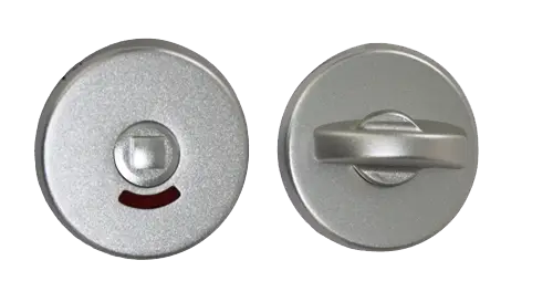 Kracherpreis Aluminium-Rundrosetten, WC-Rosettenpaar, Aluminium F1 Natur