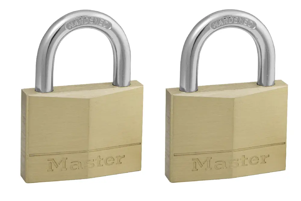 Master Lock Vorhangschloss 150EUR, 2 Stück gleichschließend Zertifiziert