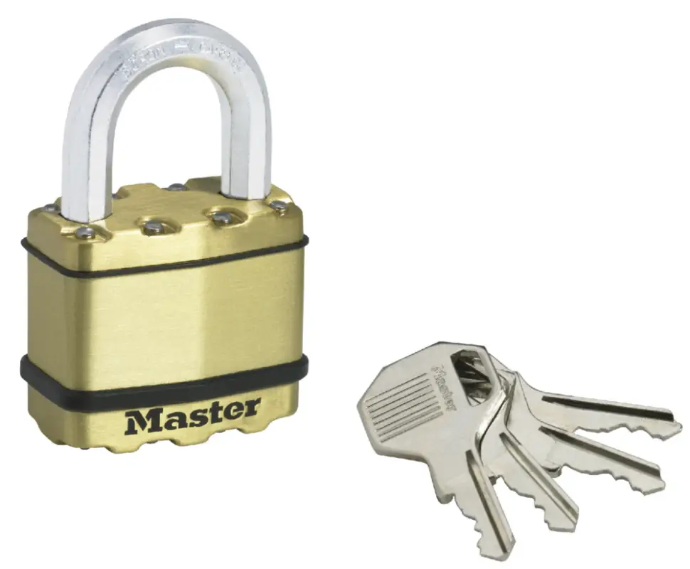 Master Lock Vorhangschloss M5BEURD aus beschichtetem Stahl Preis Gesenkt