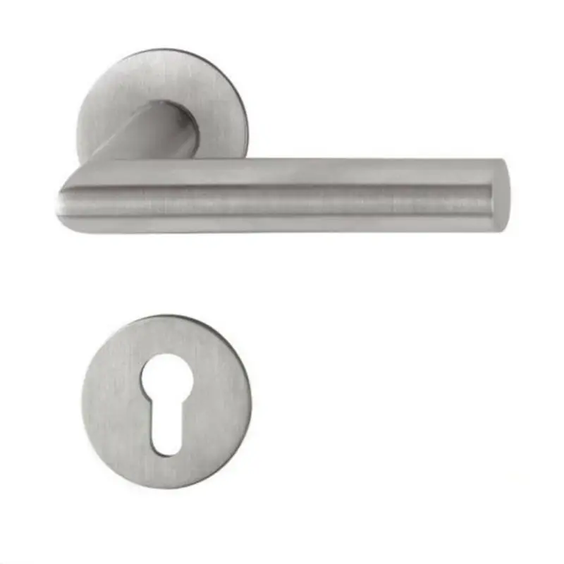 Hoppe Türdrücker Amsterdam Flachrosette 849N PZ rund Edelstahl Drücker Türgriff Must-Have