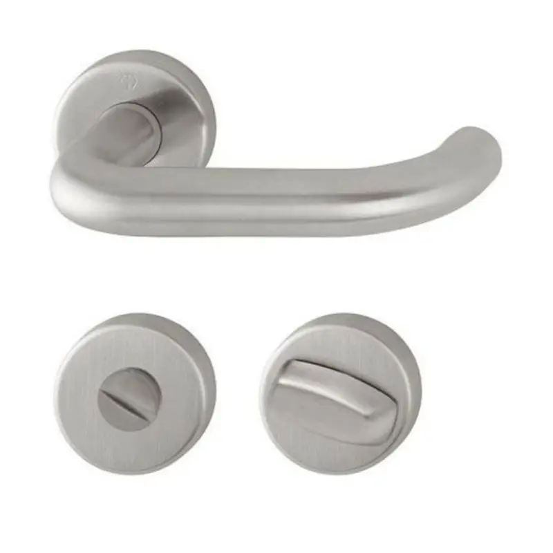 Hoppe Türdrücker Paris Rosette WC Edelstahl Türgriff Drückergarnitur Olive E138Z Mega-Angebot