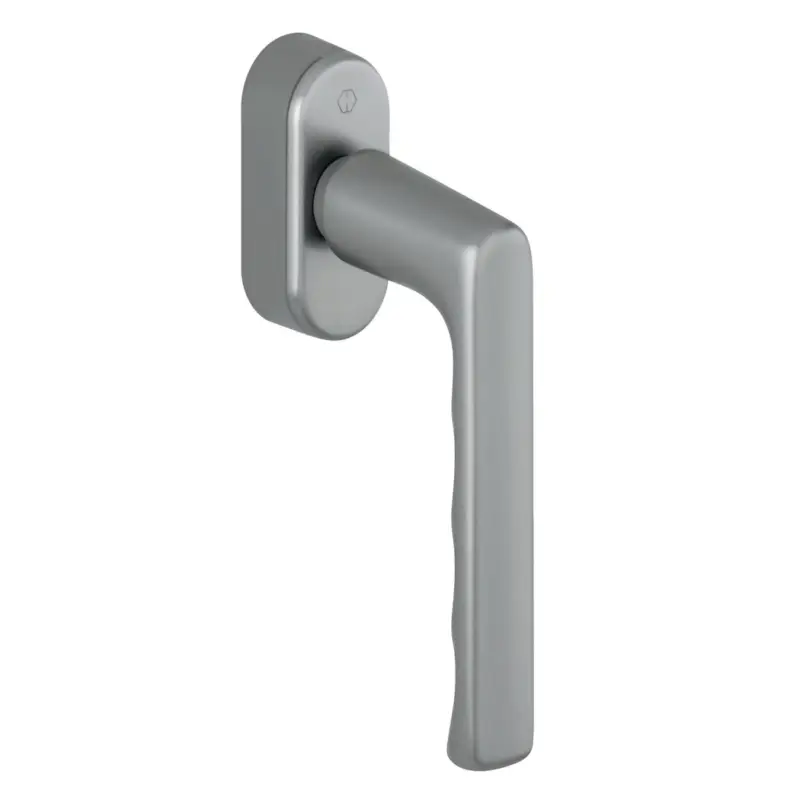 Knallerangebot Hoppe Hamburg Fenstergriff, 0700L/U26, SecuForte, F9 stahlfarben